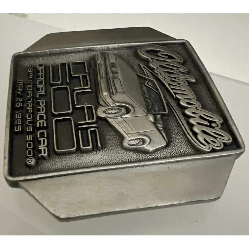 1985 Indy 500 Belt Buckle Oldsmobile Calais # 100‎ of 500